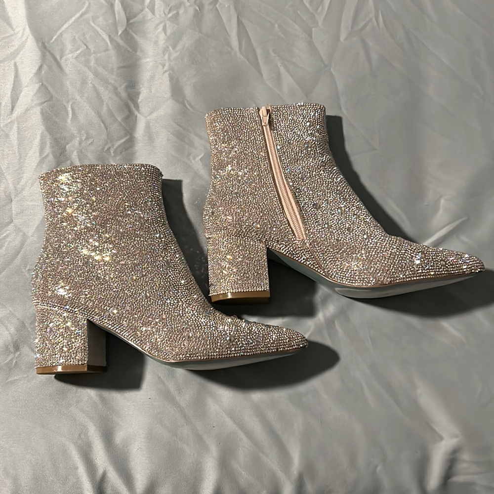 Betsy Johnson Bling Booties!